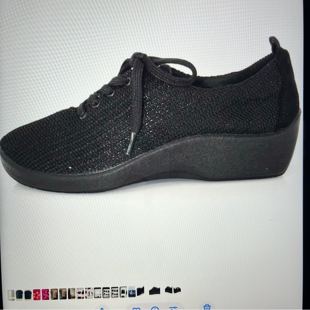 Arcopedico Women's Shoes Handmade Knit Vegan Activewear Travel Sneakers Size 5.5